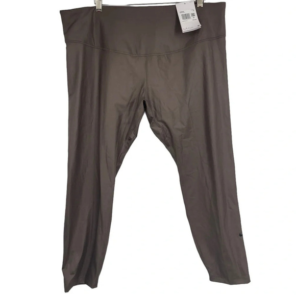 NWT Nike One Leather look running leggings tights 2x - Picture 1 of 6